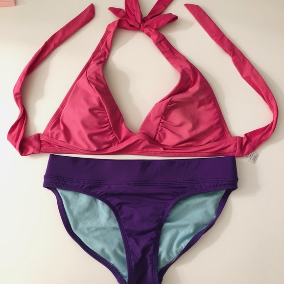 athleta pink and purple bikini - Picture 3 of 4